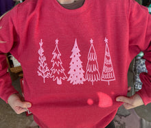 Load image into Gallery viewer, Pink Tree Crewneck
