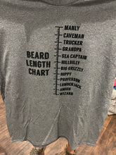 Load image into Gallery viewer, Beard Chart Tee
