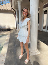 Load image into Gallery viewer, White ruffle dress
