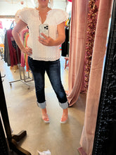 Load image into Gallery viewer, Amelia Eyelet Lace Ruffle Top
